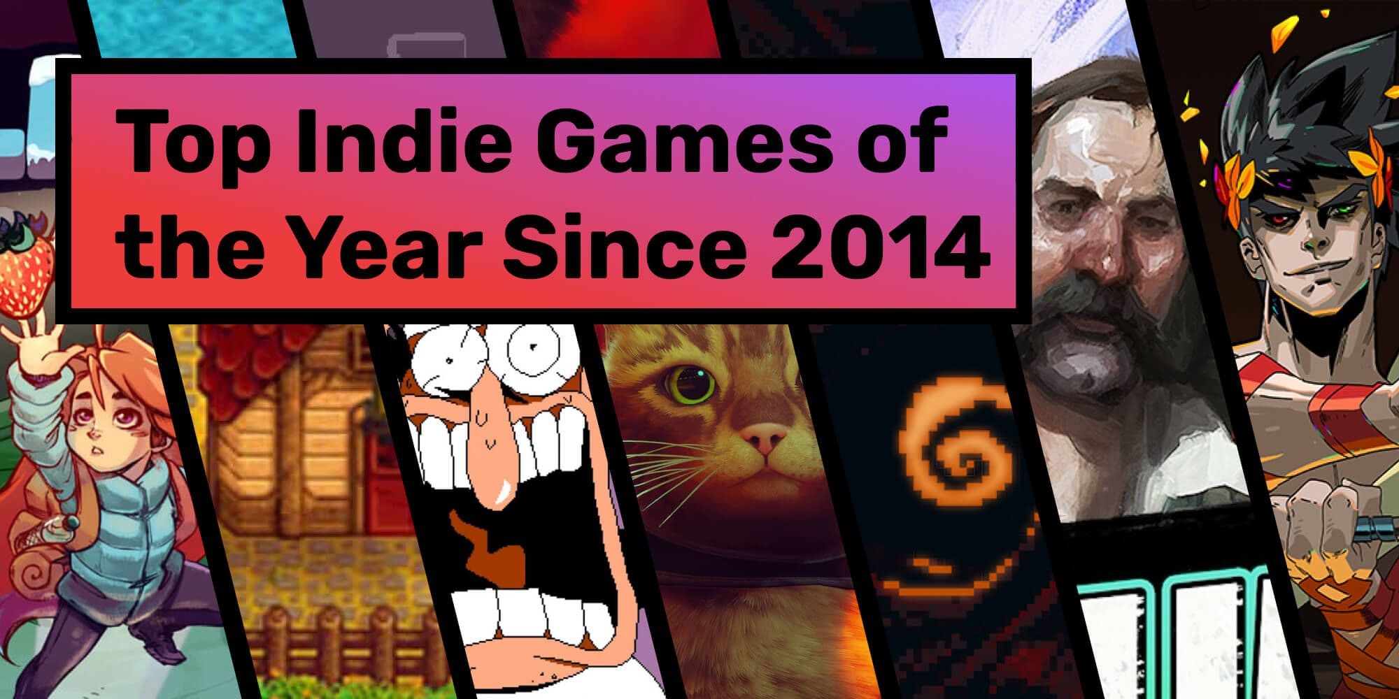 Featured image for Top Indie Games of the Year From 2014 to 2024
